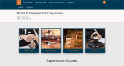 Desktop Screenshot of jamescoppagelaw.com
